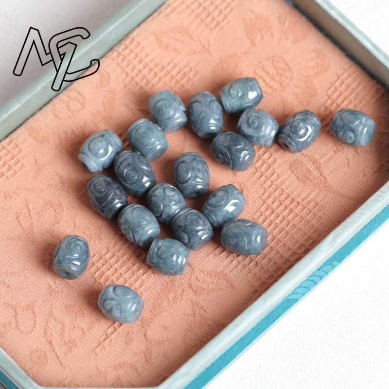 5PC Natural Blue Water Jade Ri - Beading review and price