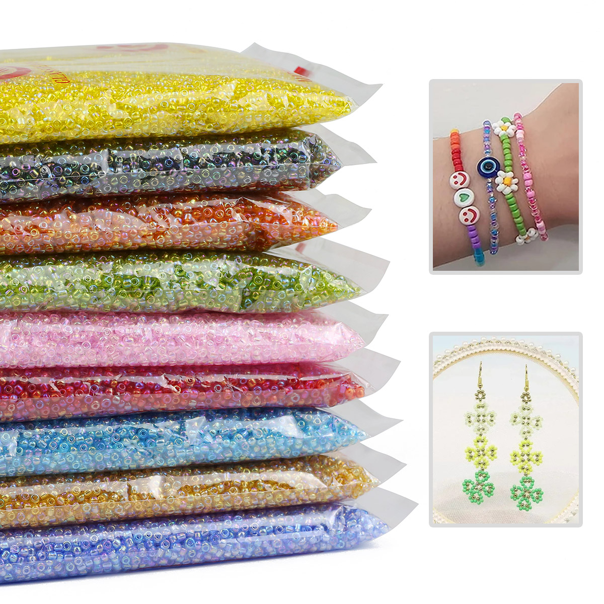 450g 2mm 3mm AB Color  Charm C - Glass Seed Beads 2Mm Jewelry Making review and price