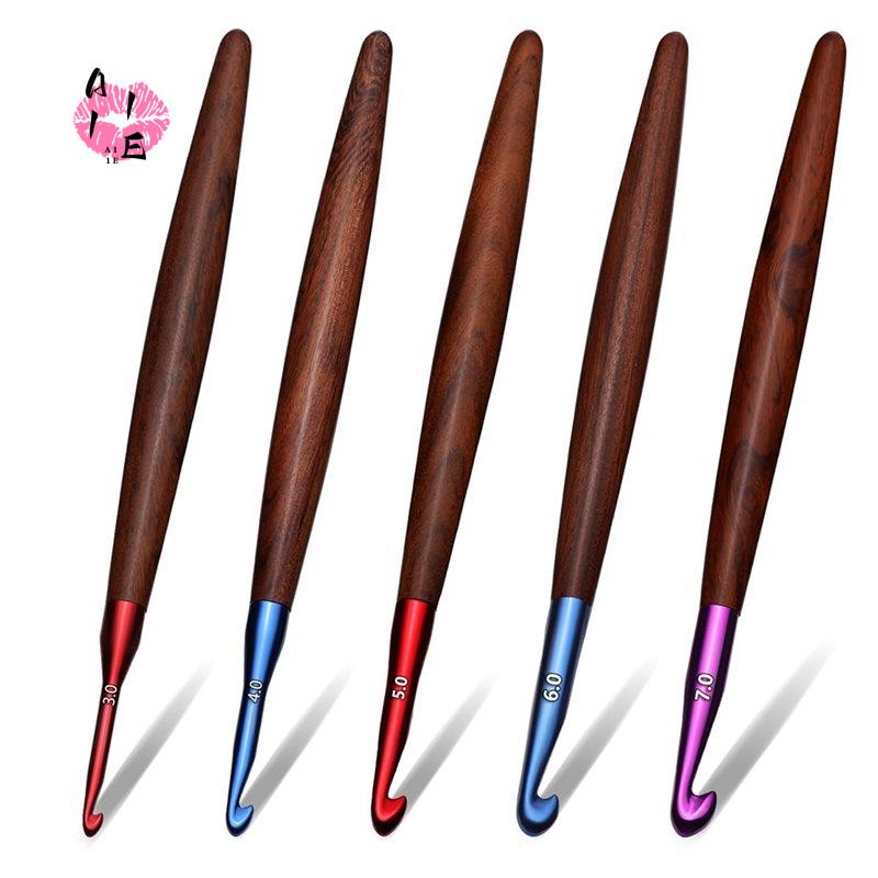 A11E-Crochet Hooks Set, Ergono - Wooden Crochet Hooks Ergonomic Handle review and price