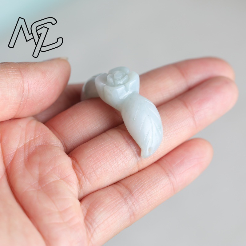 2PC Natural White Jadeite Jade - Beading review and price