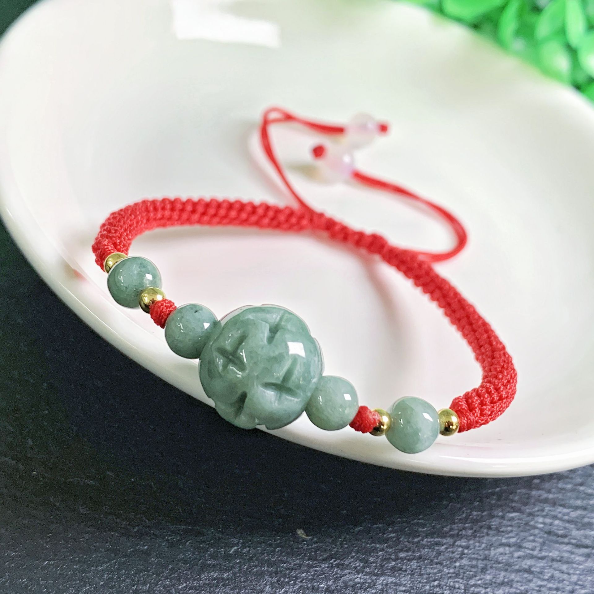 A Myanmar Jadeite Carve Bead B - Beading review and price