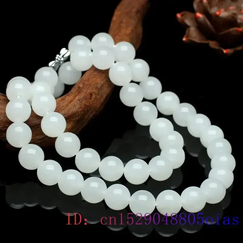 White Jade Beaded Necklace Bea - Beading review and price