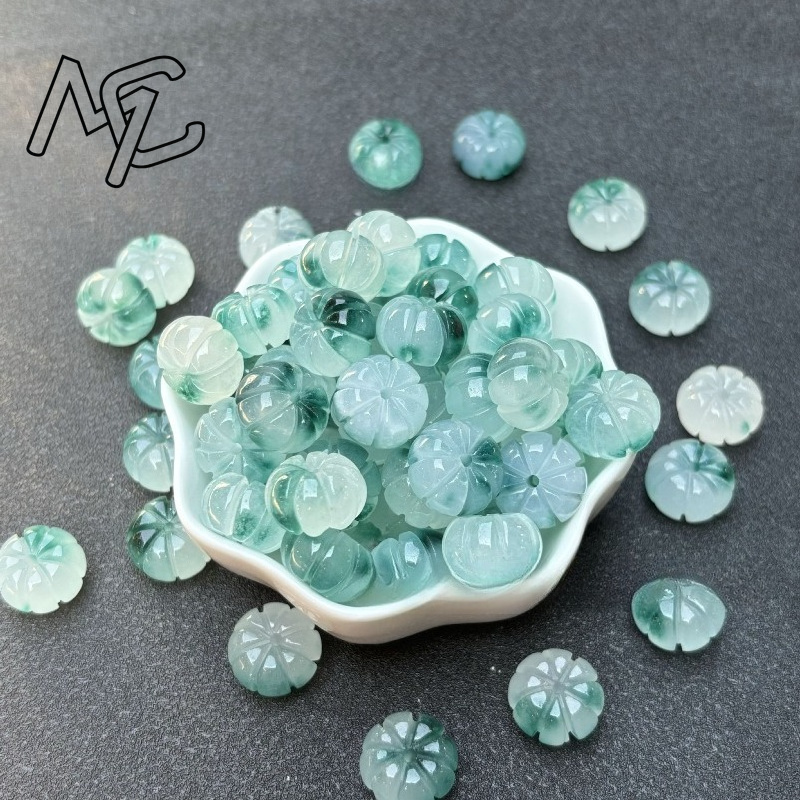 10pcs A Green Jade Pumpkin Bea - Beading review and price