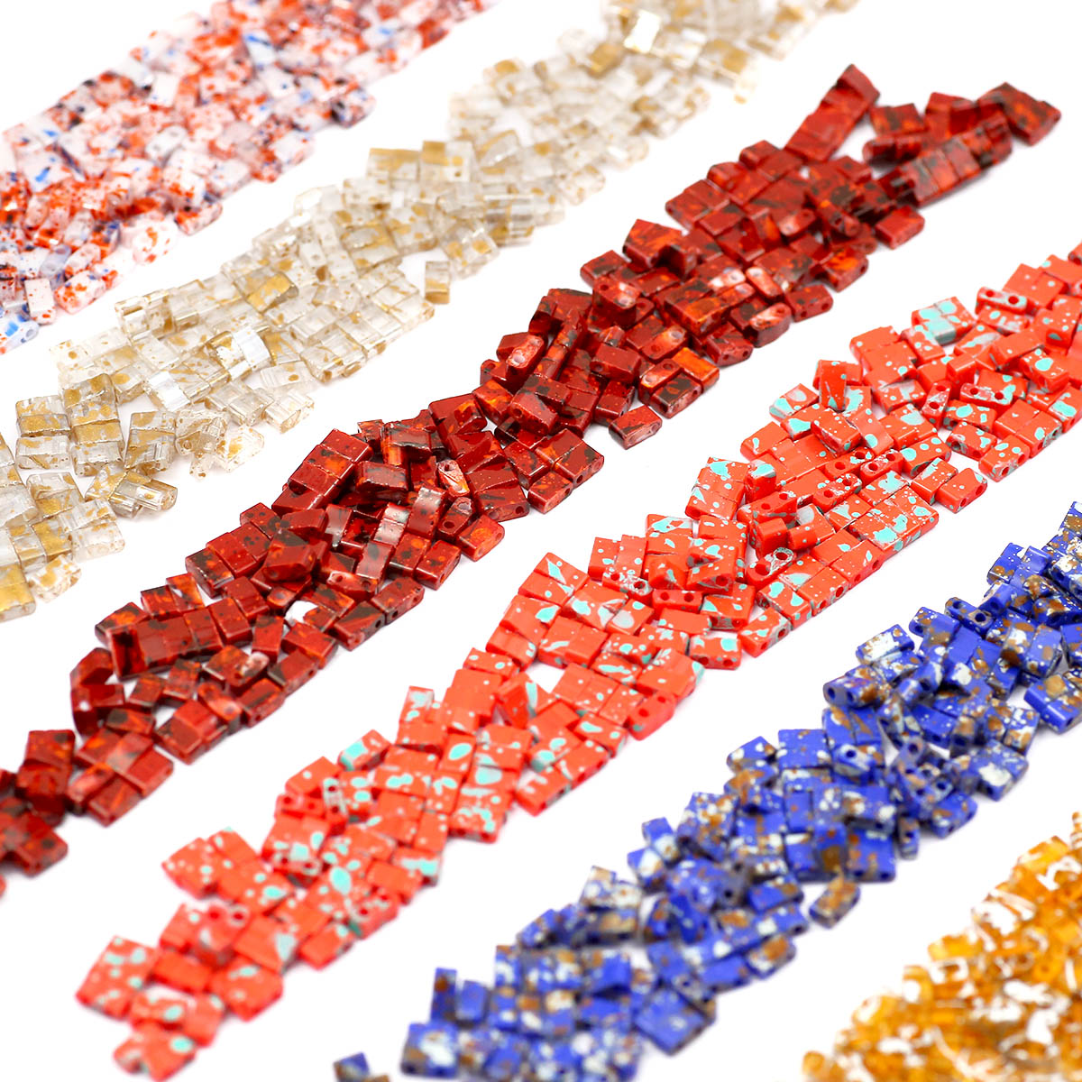 5×2mm Picasso Color Double Hol - Glass Seed Beads 2Mm Jewelry Making review and price