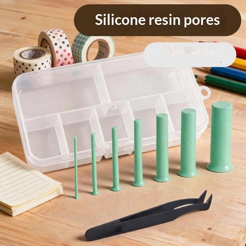 Resin Hole Maker Set 7 Sizes S - Silicone Epoxy Resin Molds Set review and price