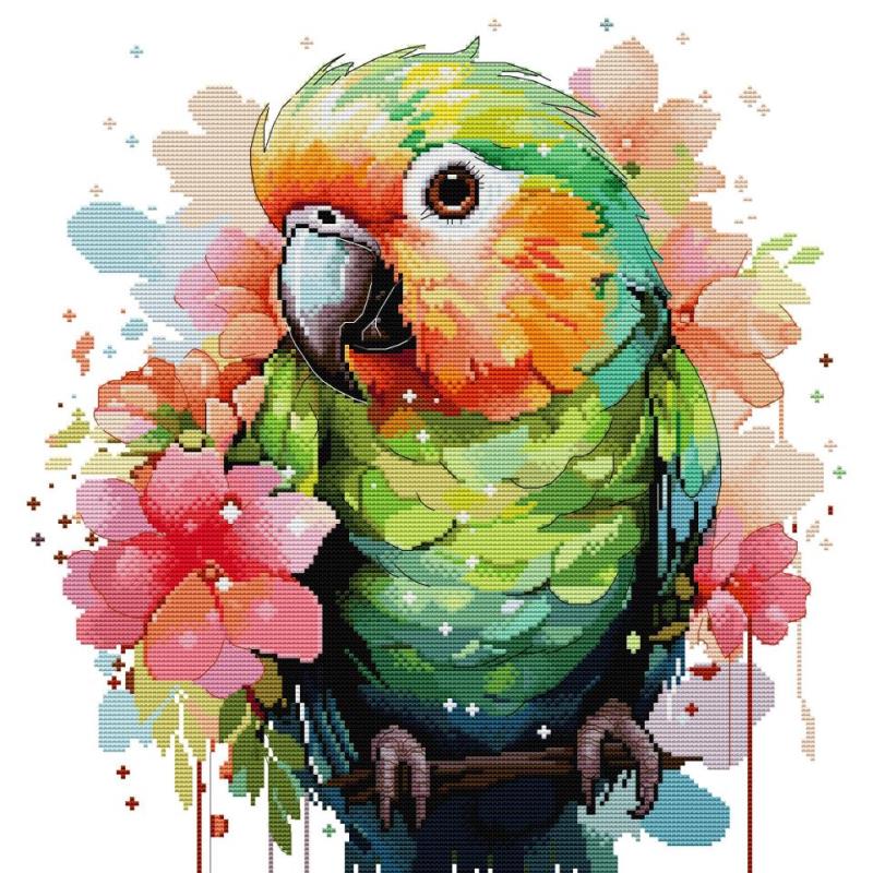Bird Patterns Parrot Cross Sti - Cotton Embroidery Thread Skeins review and price