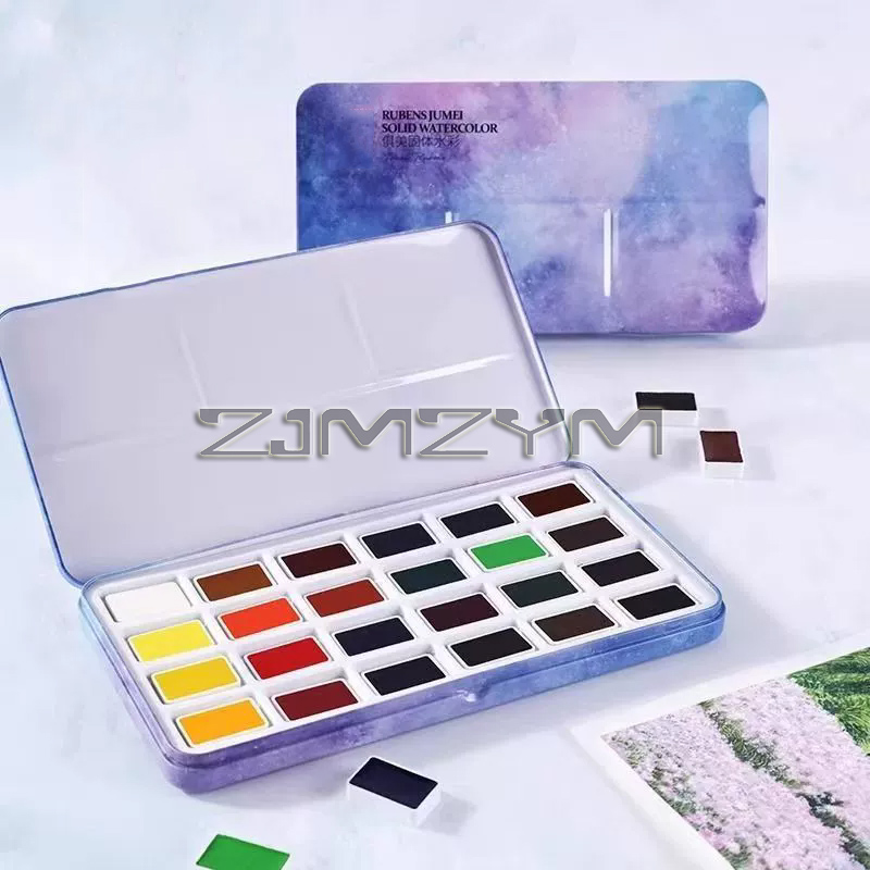 Watercolours Solid Watercolor  - Watercolor Paint Set Solid Pigment review and price