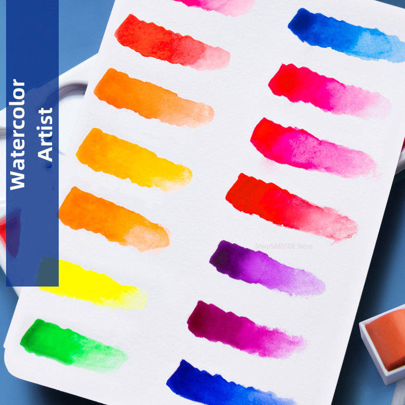 Artists Solid Watercolor Pigme - Watercolor Paint Set Solid Pigment review and price