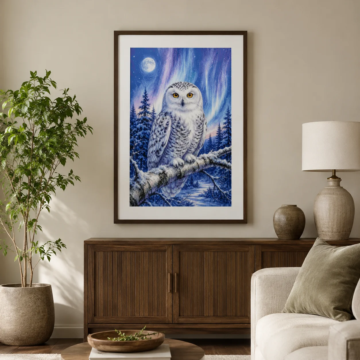 [ZZ8820-Winter Watch Owl] | Be - Cross Stitch Stamped Kits Beginners review and price